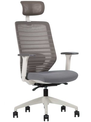 TECHNOCHAIRS DELTA Ejecutiva Respaldo Alto Gris