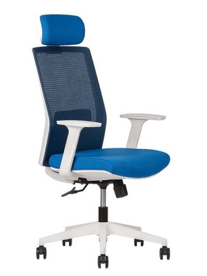TECHNOCHAIRS Artic White Respaldo Alto