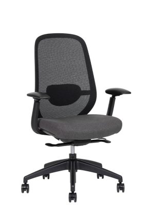 TECHNOCHAIRS Spirit Express Black Respaldo Bajo