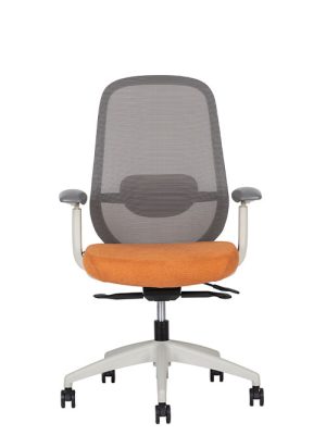 TECHNOCHAIRS Spirit White Respaldo Bajo