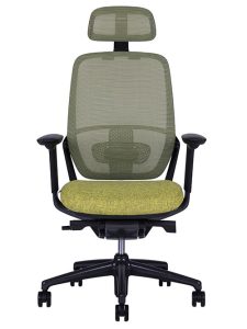 TECHNOCHAIRS Legend Ónix Respaldo Alto - Tapizada en Tela