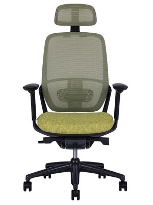 TECHNOCHAIRS Legend Ónix Respaldo Alto - Tapizada en Tela