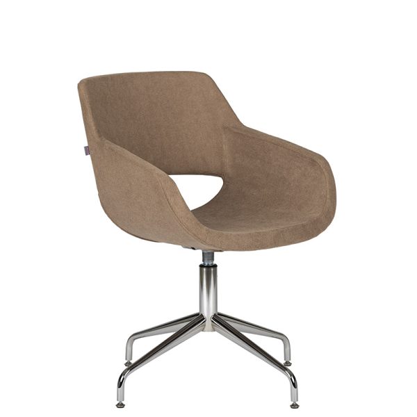 bratti | Sillón Flok Base Fija, Tapizado en Tela - Image 4
