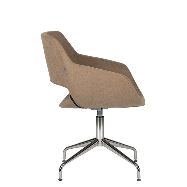 bratti | Sillón Flok Base Fija, Tapizado en Tela - Image 3