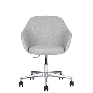bratti | Sillón Kimbra Base Rodajas, Tapizado en Tela