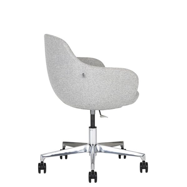bratti | Sillón Kimbra Base Rodajas, Tapizado en Tela - Image 4