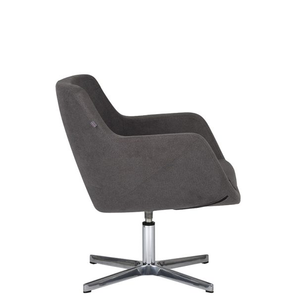 bratti | Sillón Kinzika S Base cruz, tapizado en Tela - Image 2