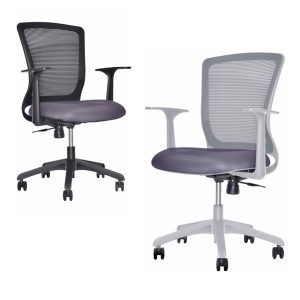 versa | Silla Ejecutiva AL 2632 Omega Negra y Gris