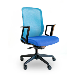 SILLA RE 1601 MESH AZUL