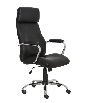 Albar | Silla Ejecutiva E-500 Negra