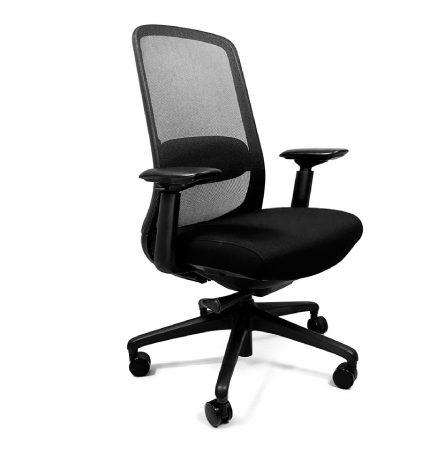 Silla Londres Eco Negra Ejecutiva