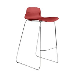 Kolbe Gris/Rojo Bar Stool